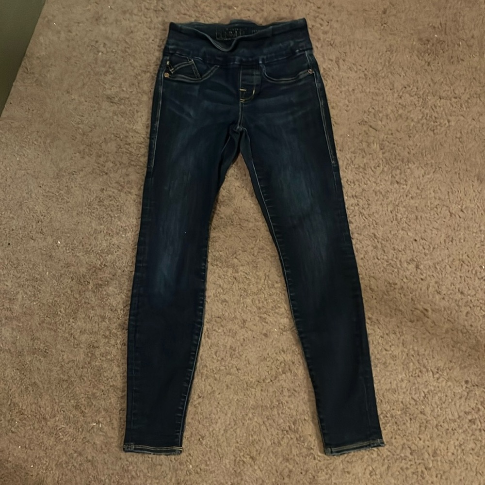 Skinny pull on jeans